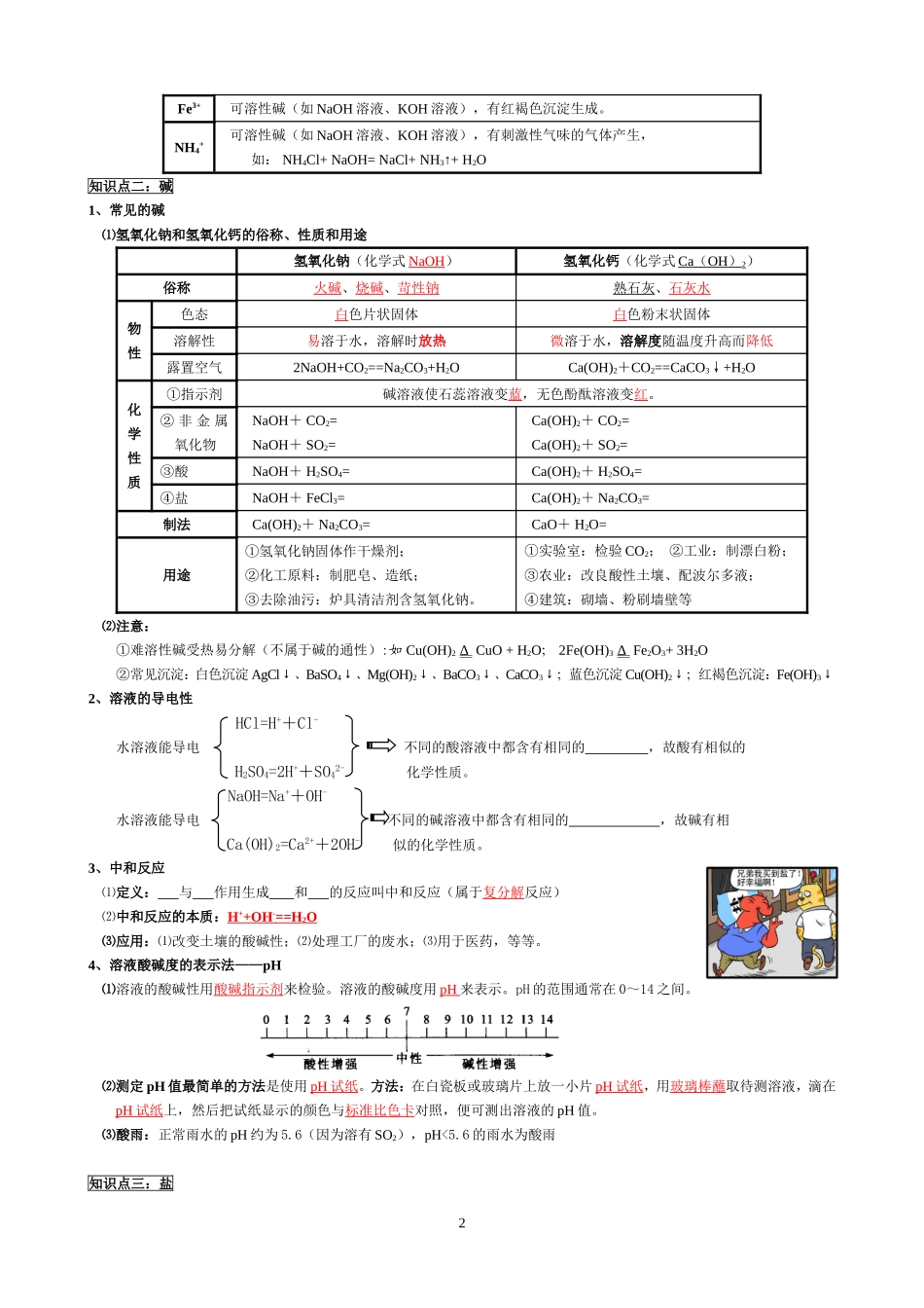 化学-酸碱盐-讲义_第2页