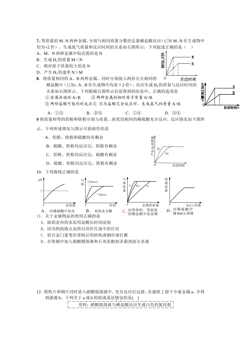 化学图像习题_第2页