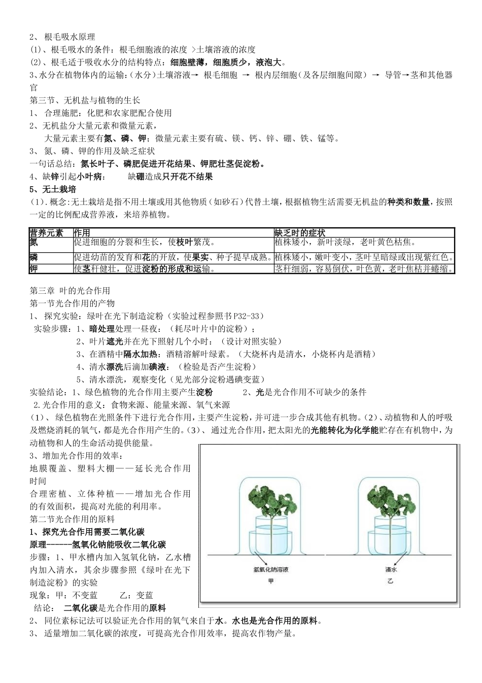 冀少版八年级生物上复习提纲(002)_第3页