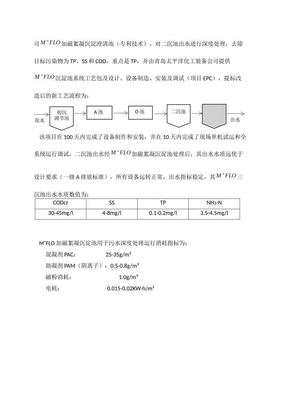 加磁混凝沉淀澄清池用于污水深度处理化学除磷_第2页