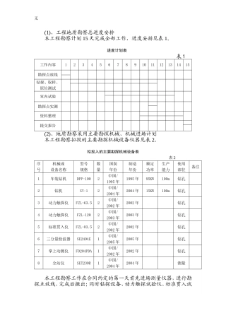 勘察施工组织设计
