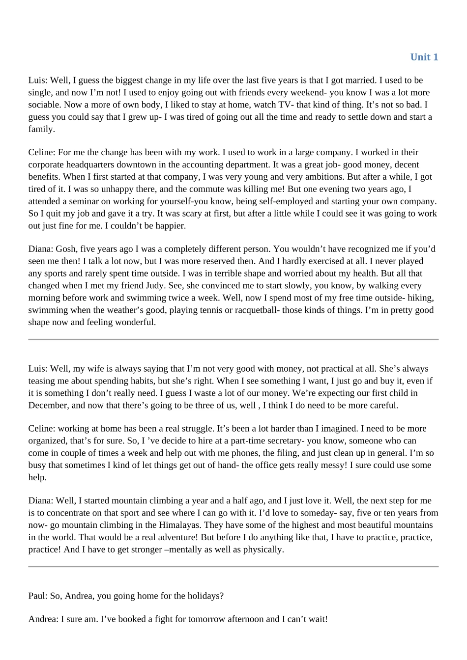 剑桥国际英语教程4光盘1听力原文_第2页