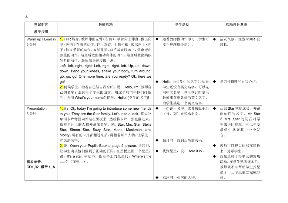 剑桥少儿英语第一册-Unit-1-Book-1_第2页