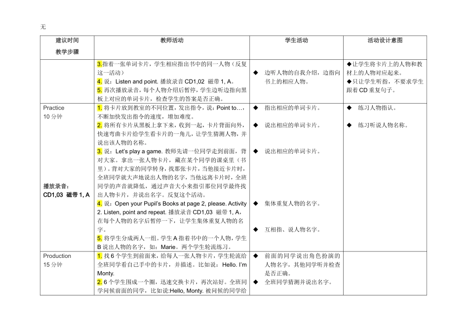 剑桥少儿英语第一册-Unit-1-Book-1_第3页