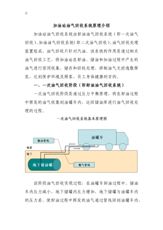 加油站油气回收系统原理介绍