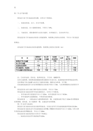 加油站-总平面布置规范