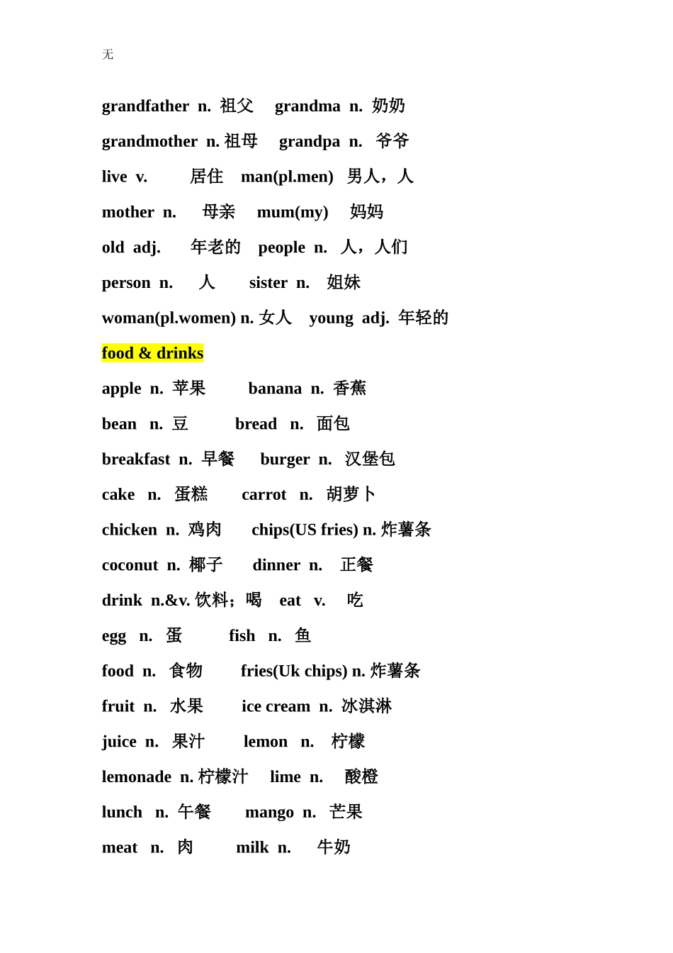 剑桥少儿英语主题单词挂图(一级)_第3页