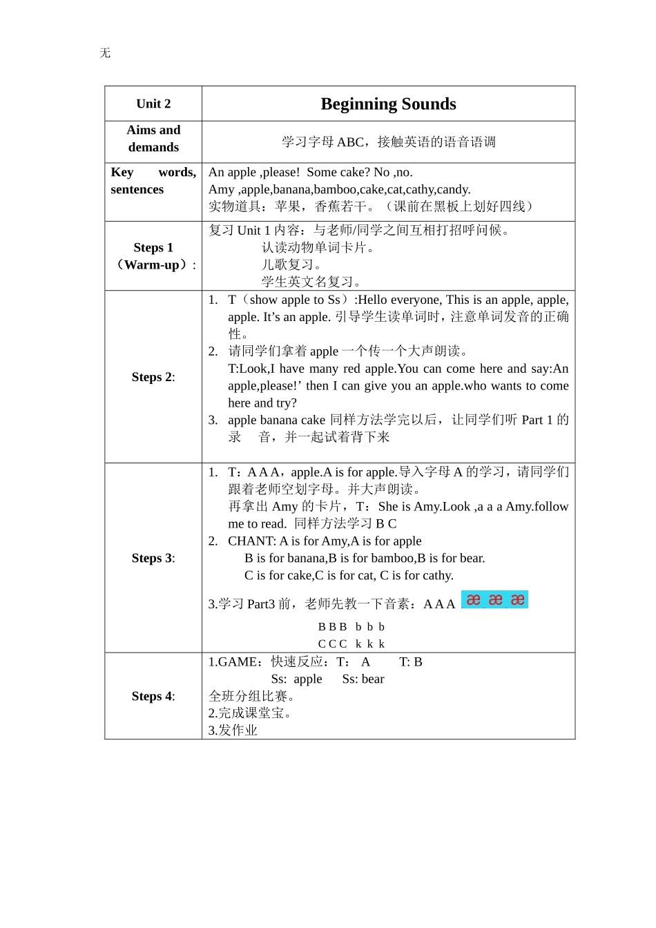 剑桥少儿预备级试题_第2页