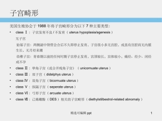 子宫畸形超声诊断标准及思路