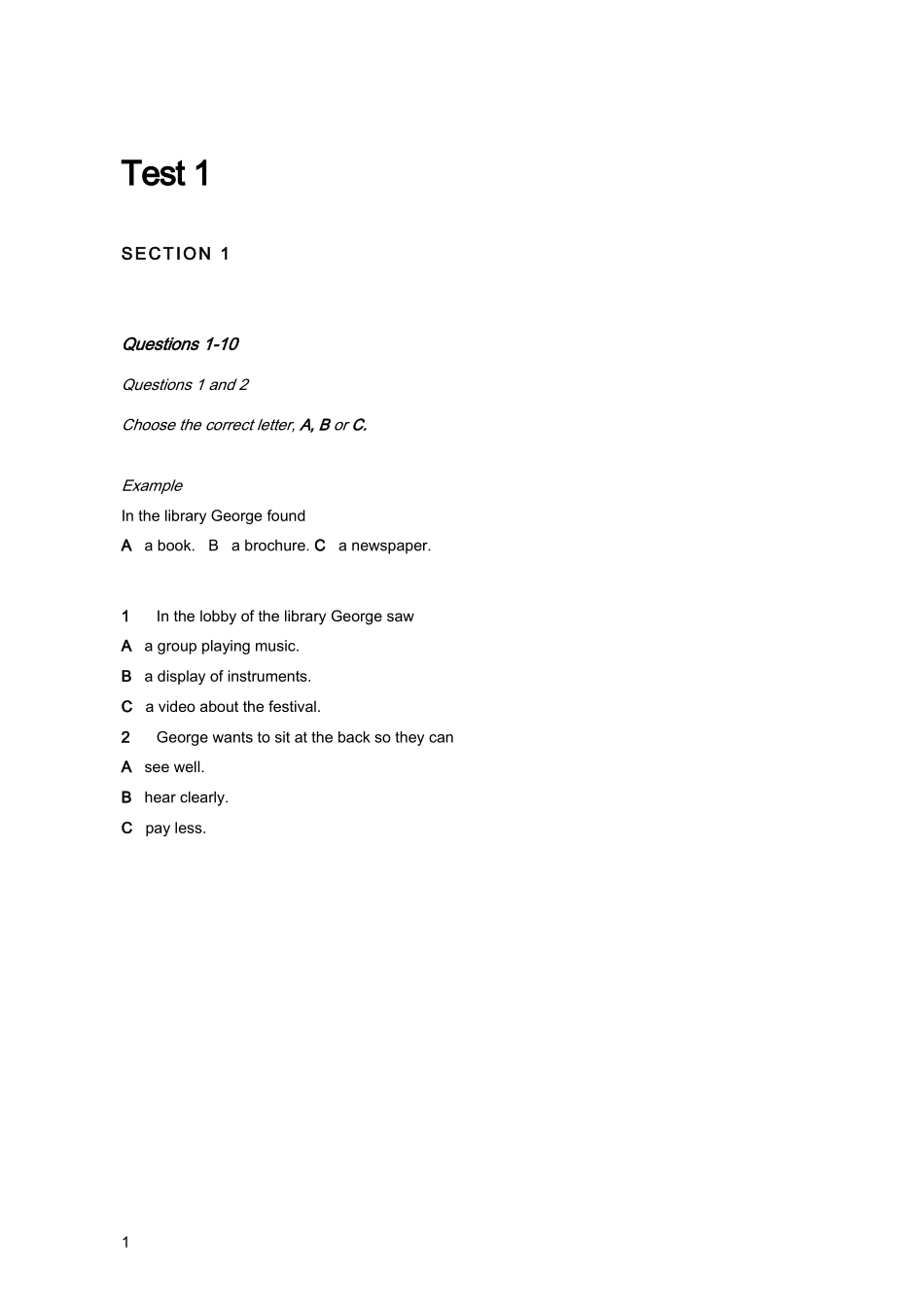 剑桥雅思八Test1试题_第1页