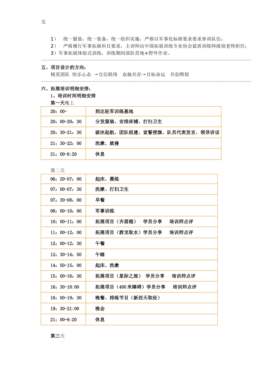 军事拓展活动方案_第3页