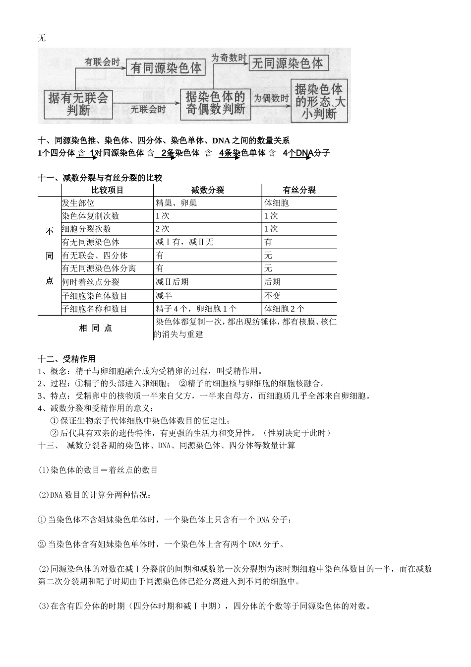 减数分裂知识点总结_第3页