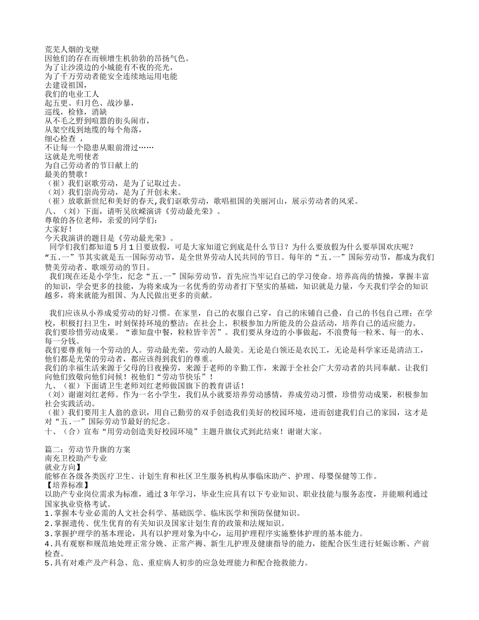 劳动节升旗的方案_第2页