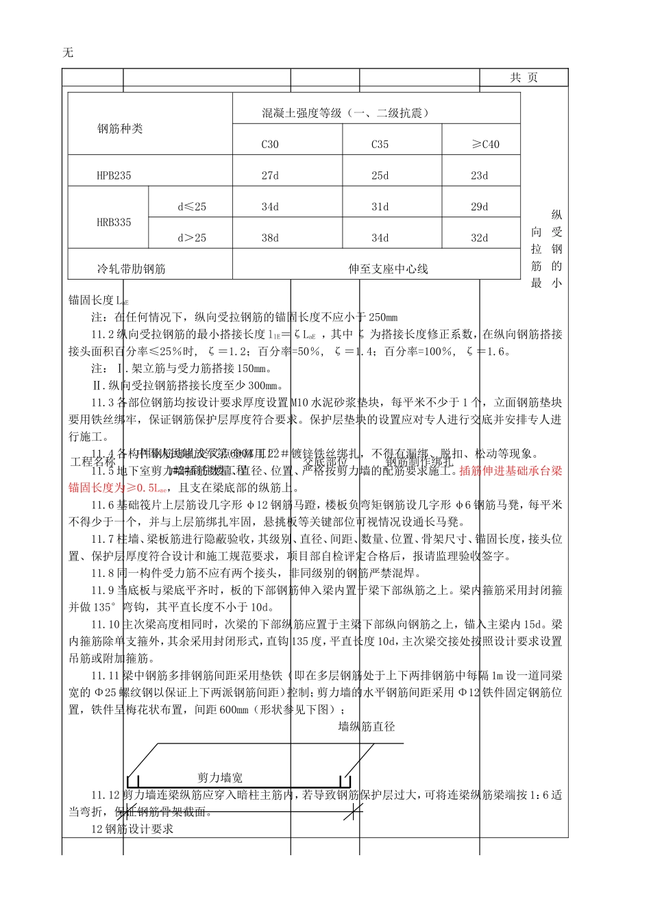 剪力墙结构钢筋绑扎技术交底1_第2页