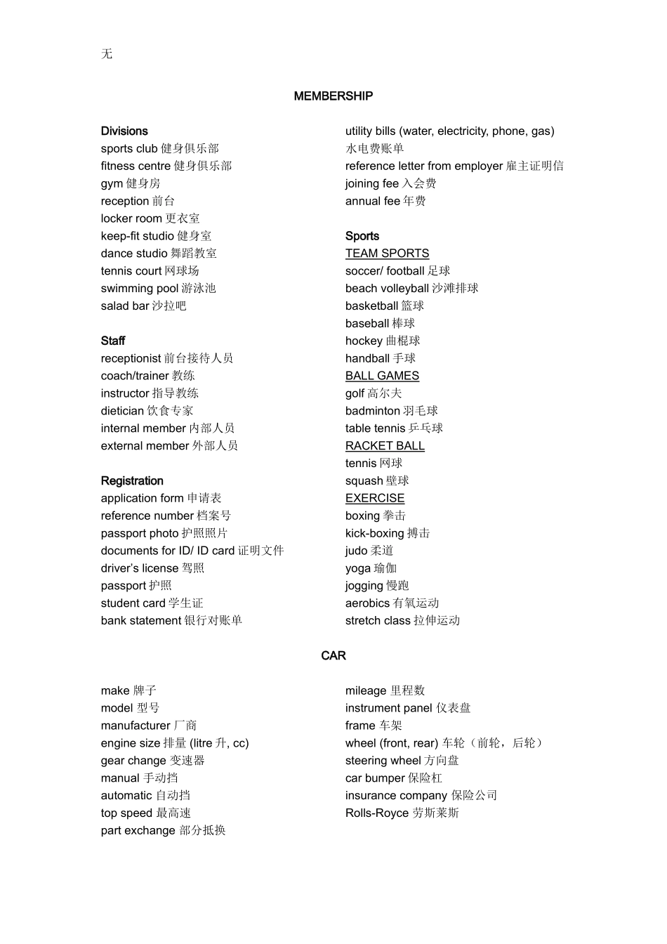 剑桥4-8IELTS听力场景词汇大全_第3页