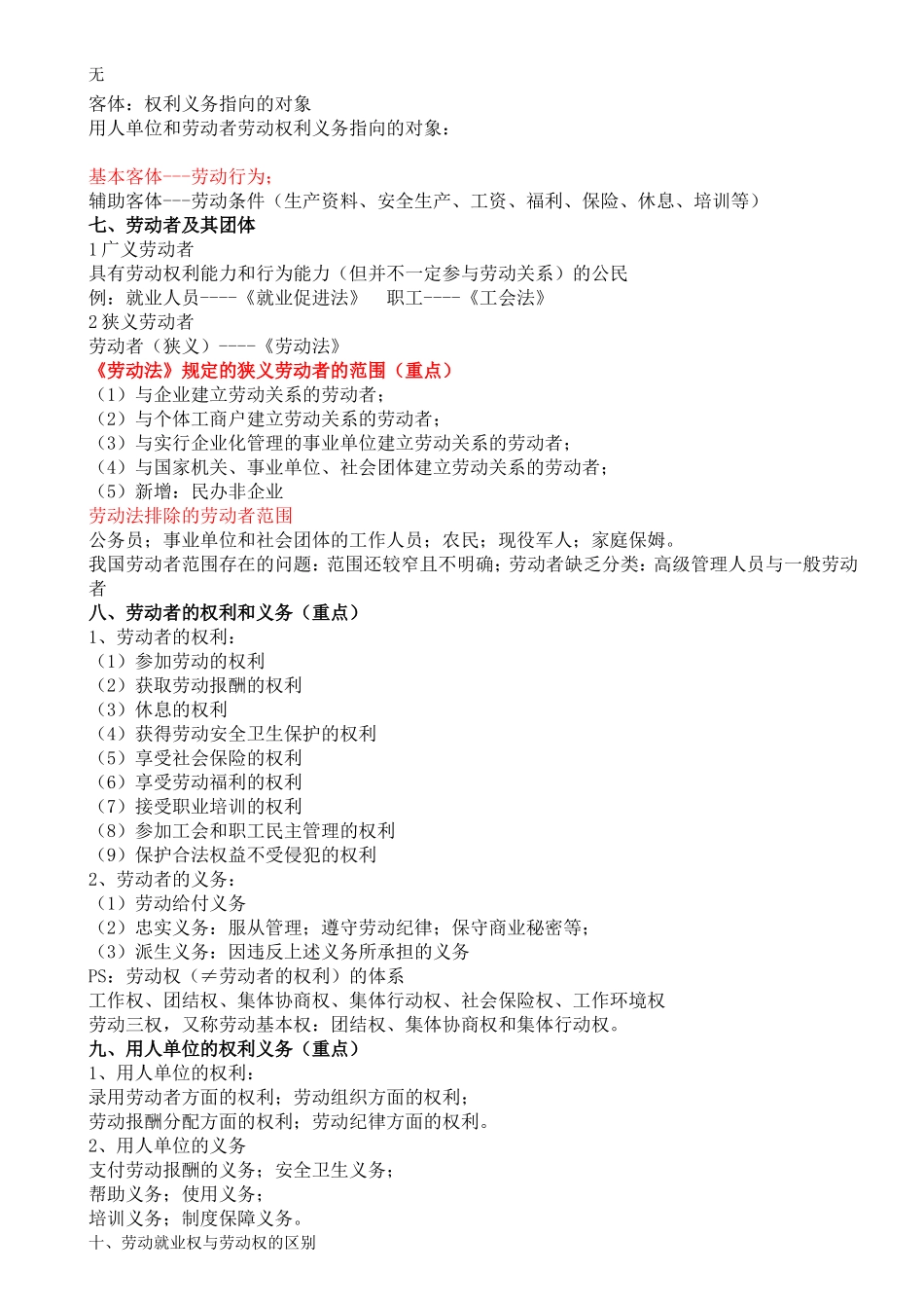 劳动法重点整理_第3页