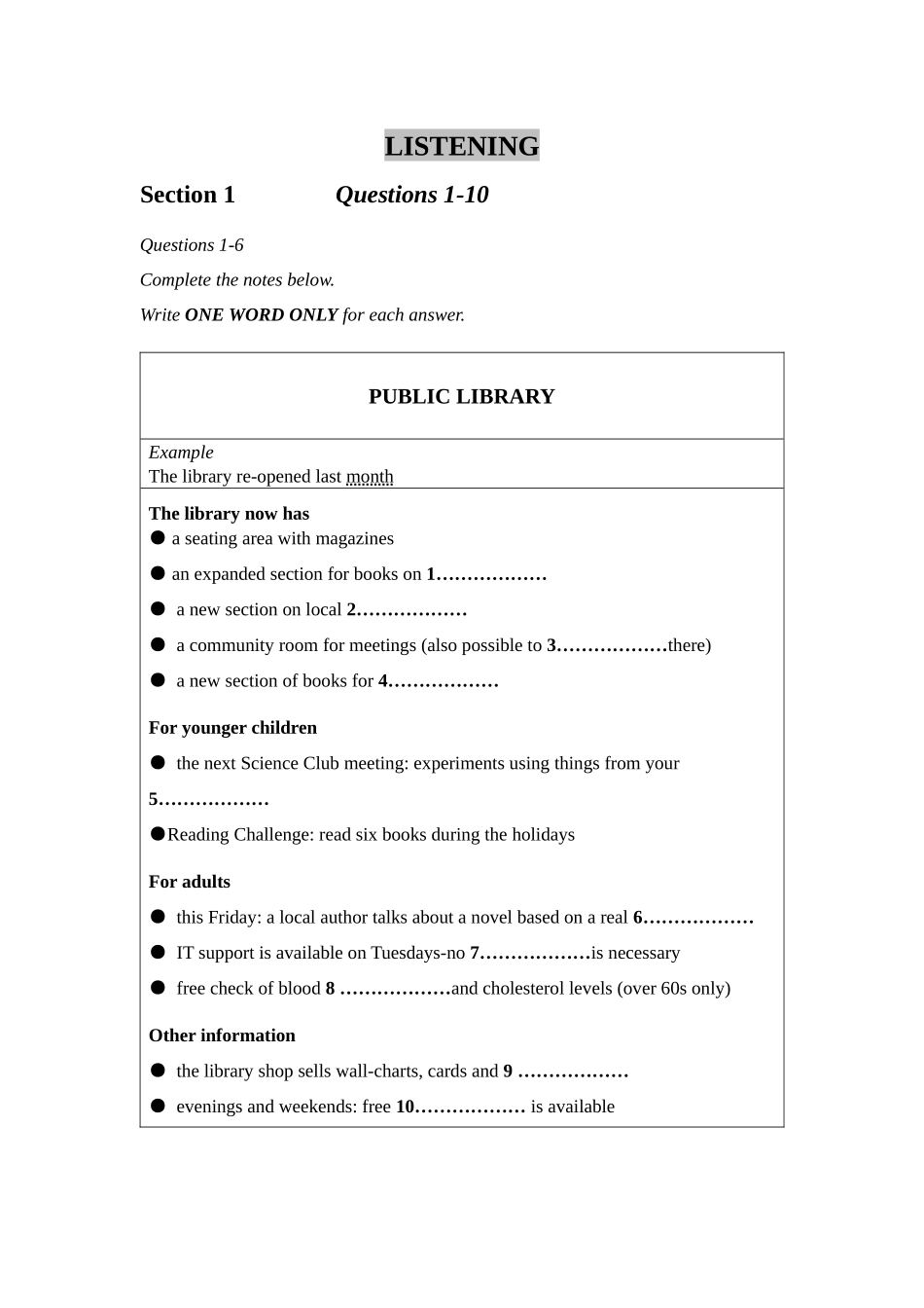 剑桥12--Test-7-听力题目_第1页