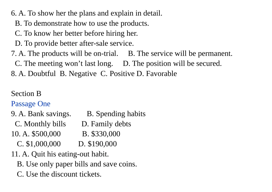 六级听力练习-II_第2页