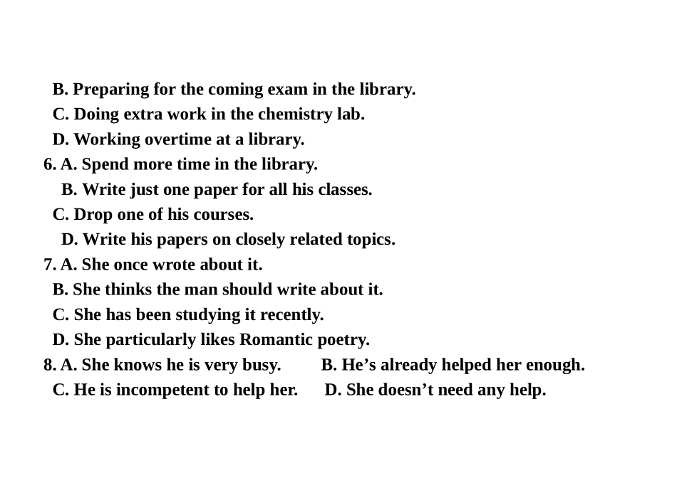 六级听力练习IV_第2页