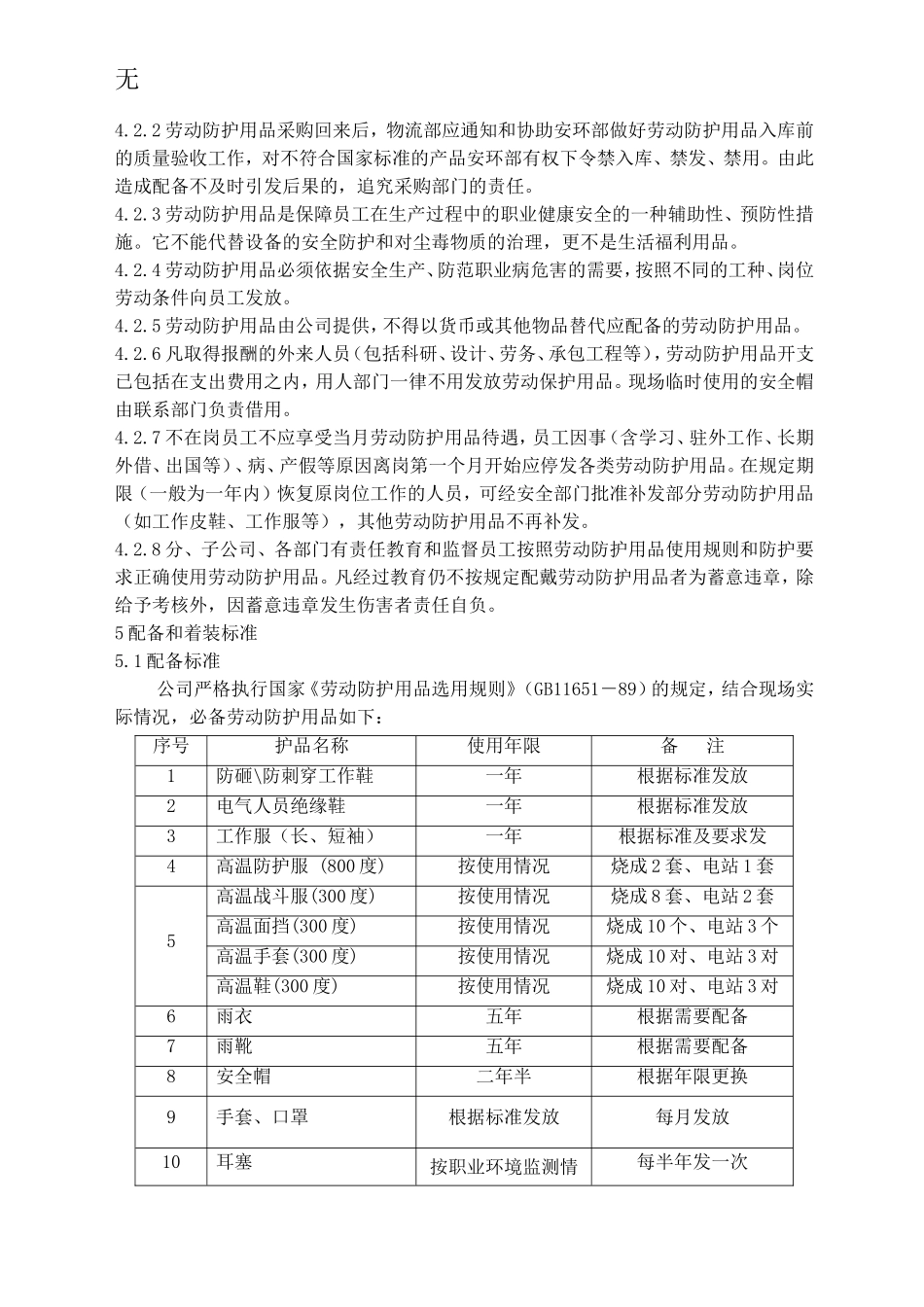 劳动防护用品管理规定_第2页