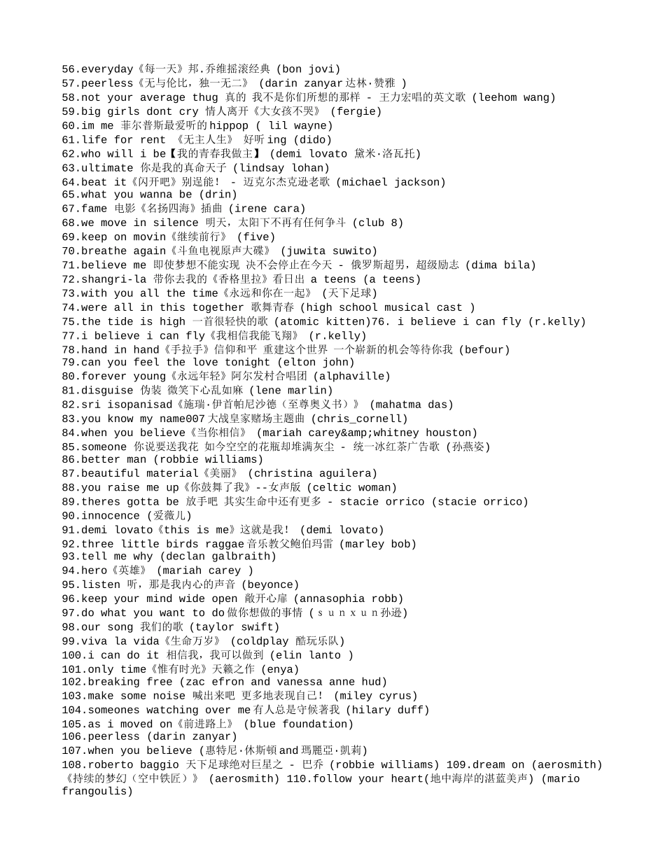 励志英文歌曲_第2页