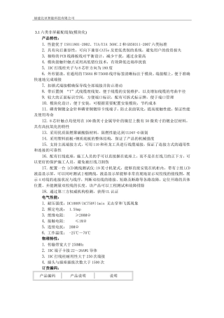 六类配线架(屏蔽非屏蔽)