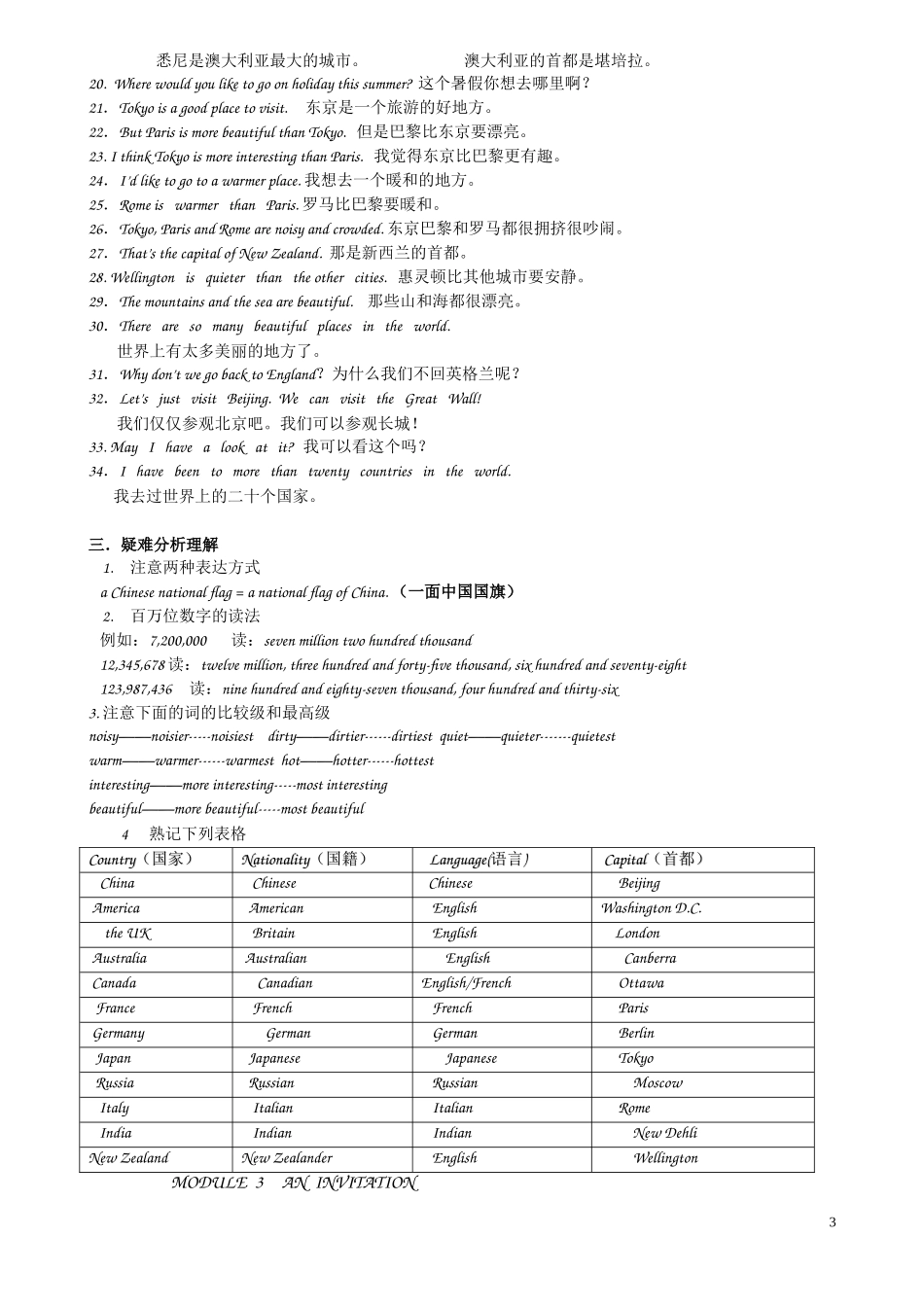 六年英语(上)知识点归纳_第3页