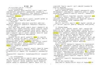 六年级英语综合复习题(修改)