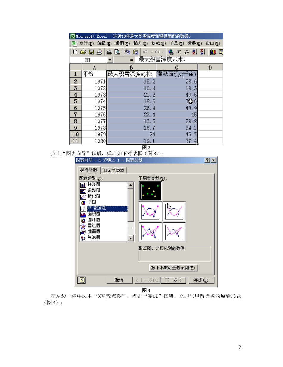 利用Excel进行线性回归分析_第2页