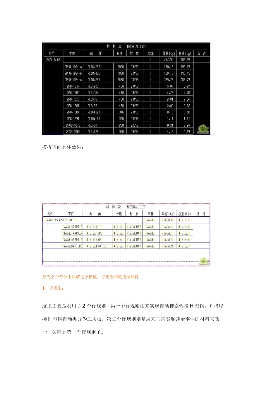 利用Tekla-Structures模板将焊接H型钢自动拆分为三块板_第2页