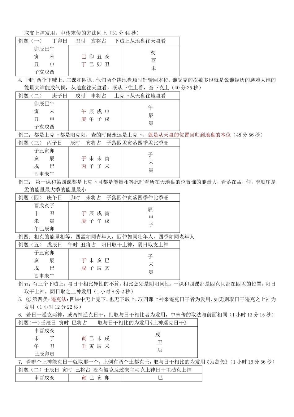 刘文元《大六壬录象完整记录》_第3页
