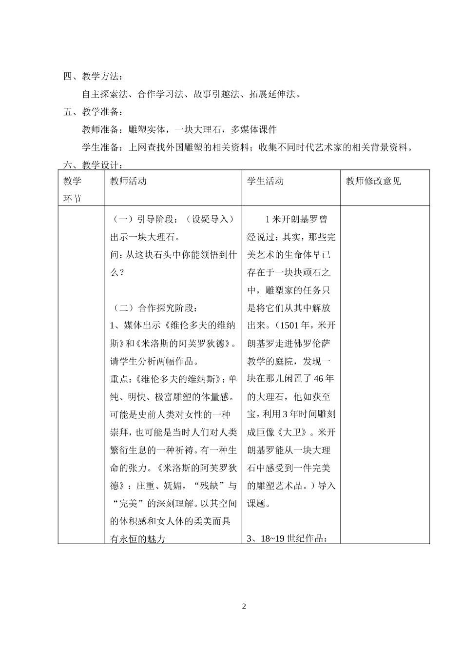 力量与生命——外国雕塑赏析_第2页