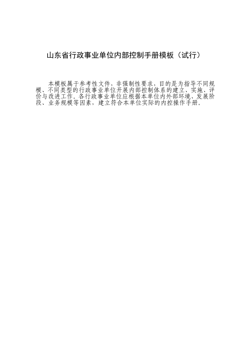 内部控制手册_第1页