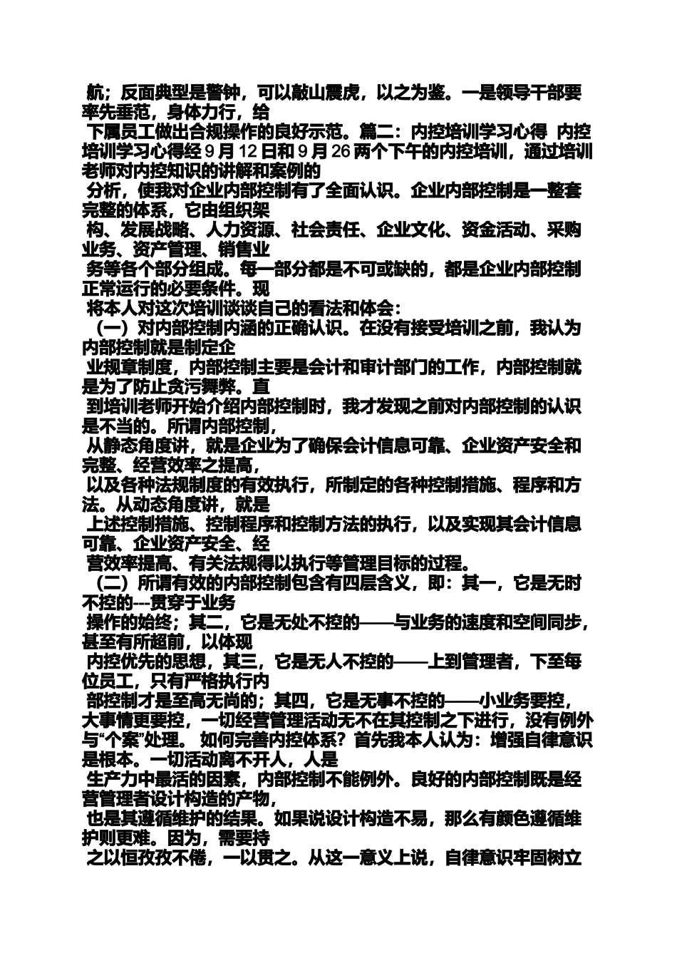 内部控制心得体会_第3页