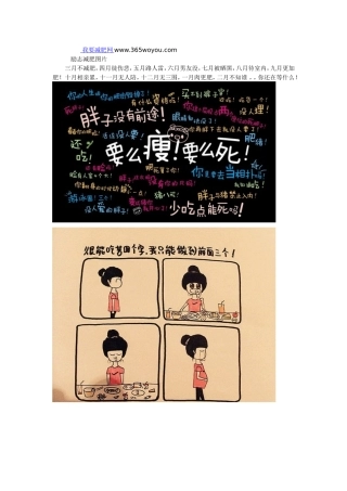 励志减肥图片