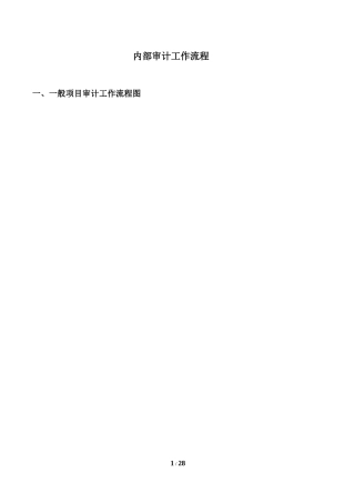 内部审计工作流程(同名18308)