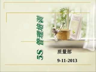 5s管理培训资料最新