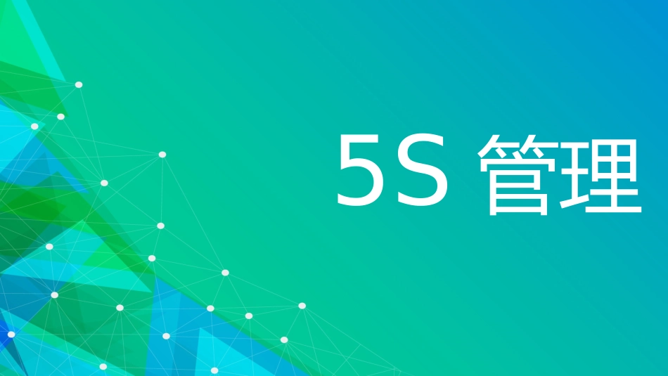 5S现场管理培训资料_第1页