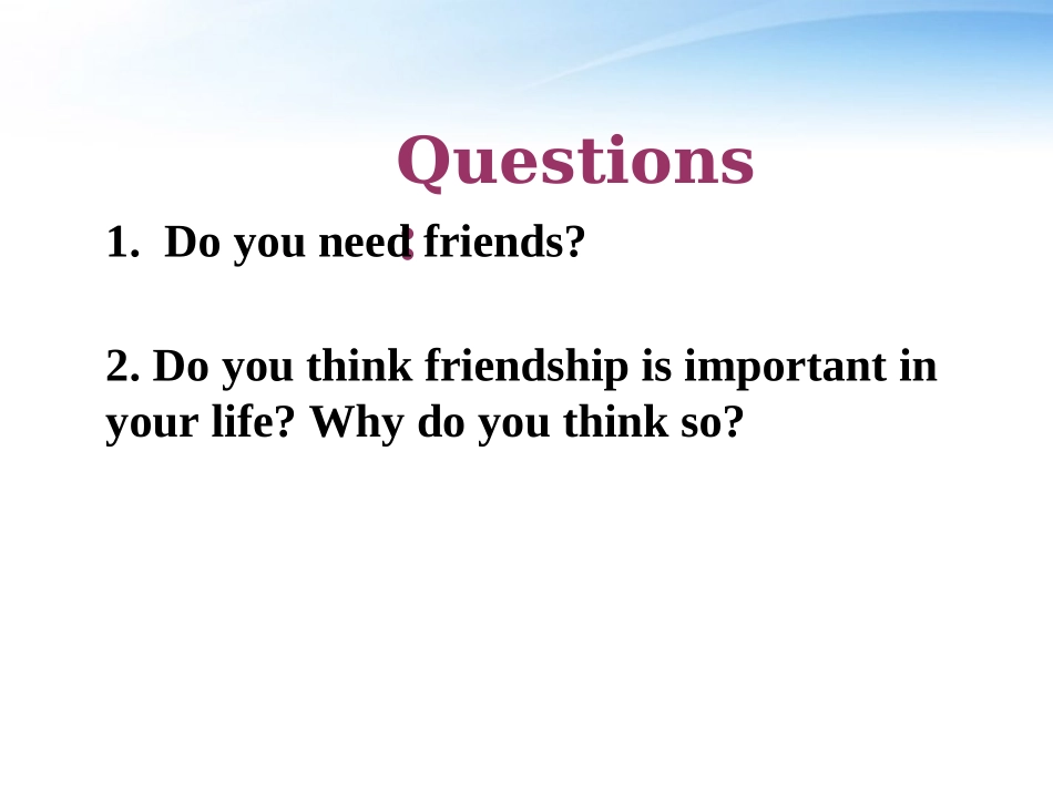 friendship课件_第2页