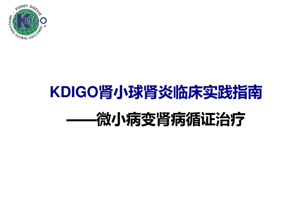 KIDGO肾小球肾炎临床指南_第3页