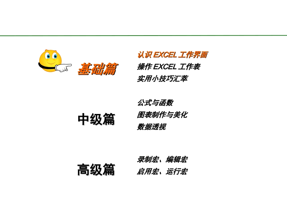 officeEXCEL培训教程更新_第2页
