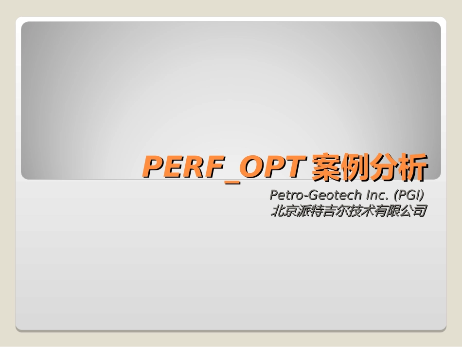 PERFOPT案例分析_第1页