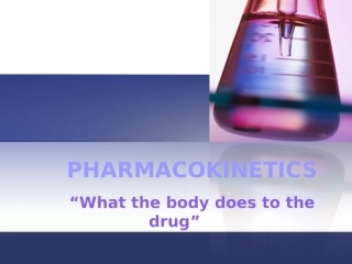 Pharmacinetic课件
