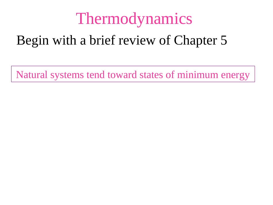 Thermodynamics培训课件_第1页