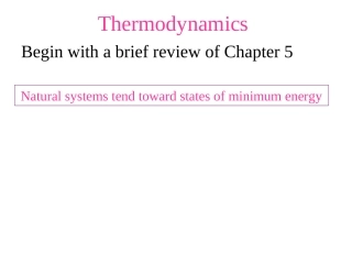 Thermodynamics培训课件