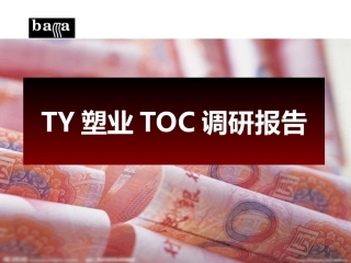 TY塑业企业调研报告