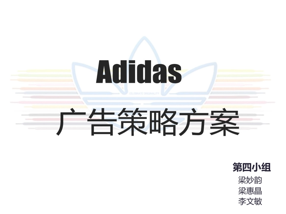 阿迪达斯策划书_第1页