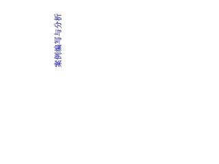 案例编写与分析