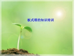 板式塔结构及工作原理
