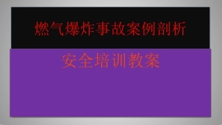 爆炸案例分析
